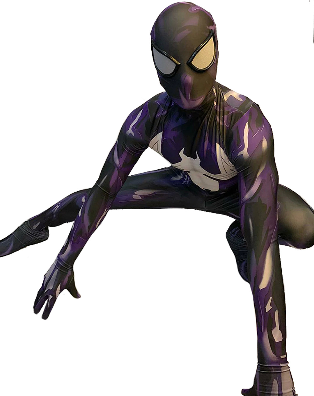 Purple And Black Symbiote Venom Spider-Man Cosplay Costume Halloween x’mas christmas birthday gift toys party make-up outfit - Image 3