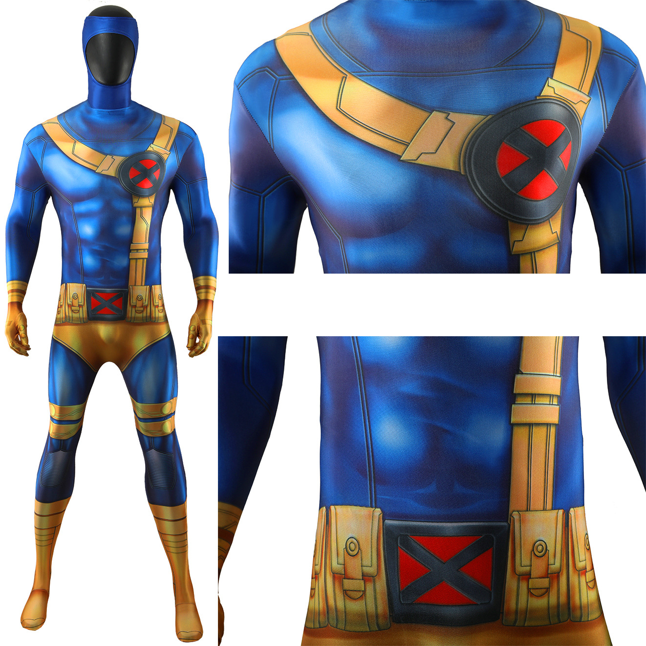 X-Men 97 Cyclops Cosplay Costume Halloween x’mas christmas birthday gift toys party make-up outfit - Image 4