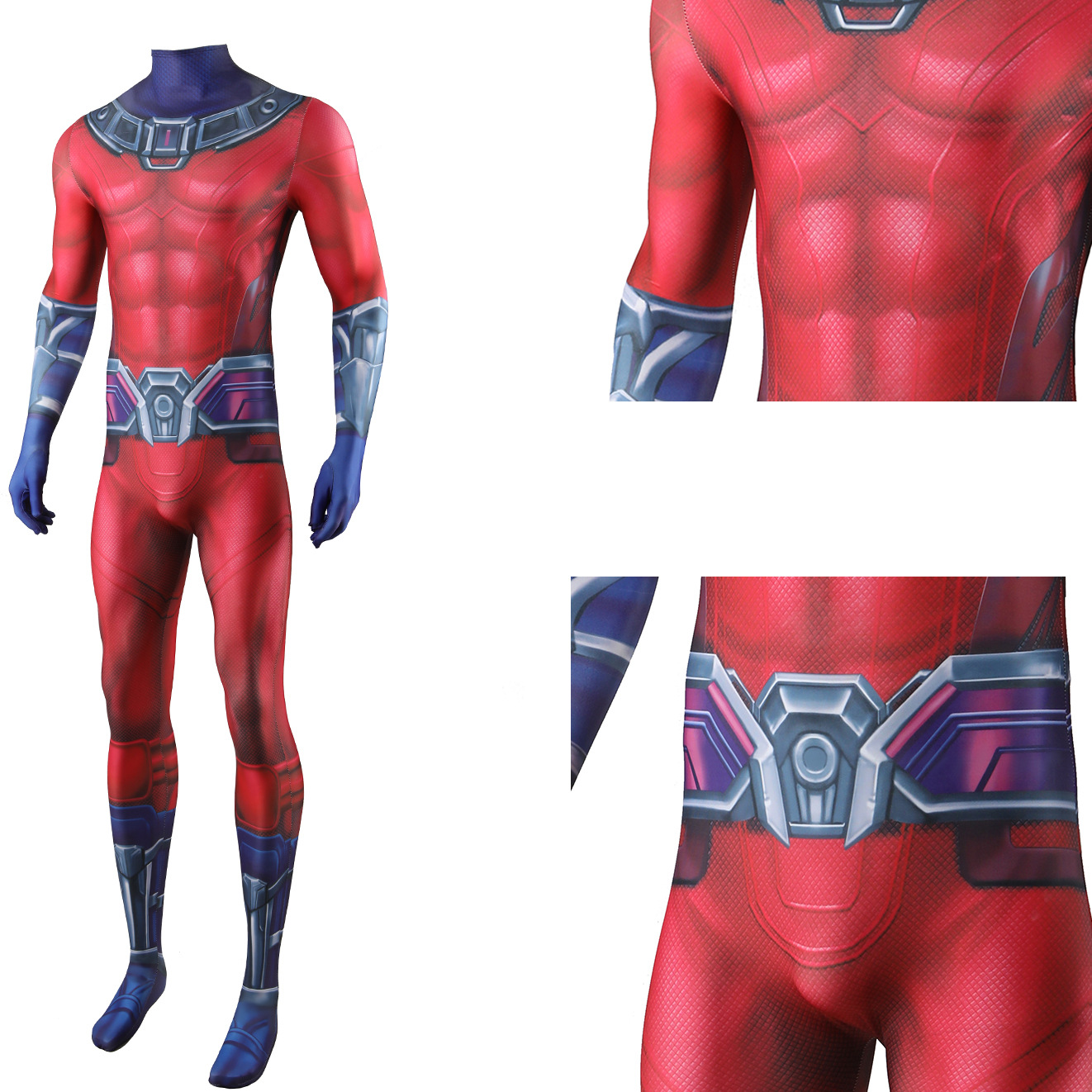 X-Men '97 Magneto Erik Superhero Cosplay Costume Halloween x’mas christmas birthday gift toys party make-up outfit - Image 3