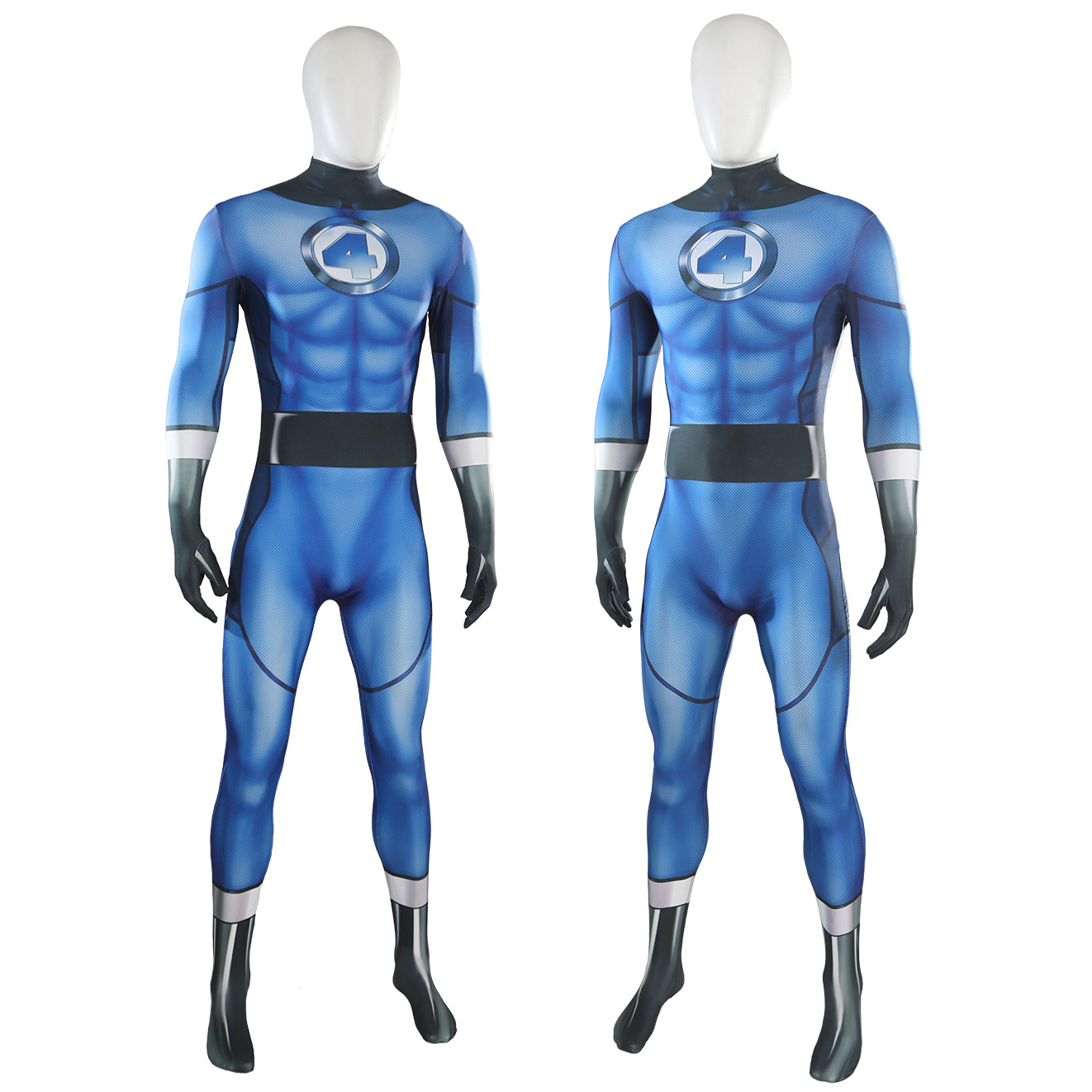 Fantastic Four Reed Richards Cosplay Costume Bodysuit Jumpsuits Halloween make-up costume xmas christmas gift toys outfit - Image 2