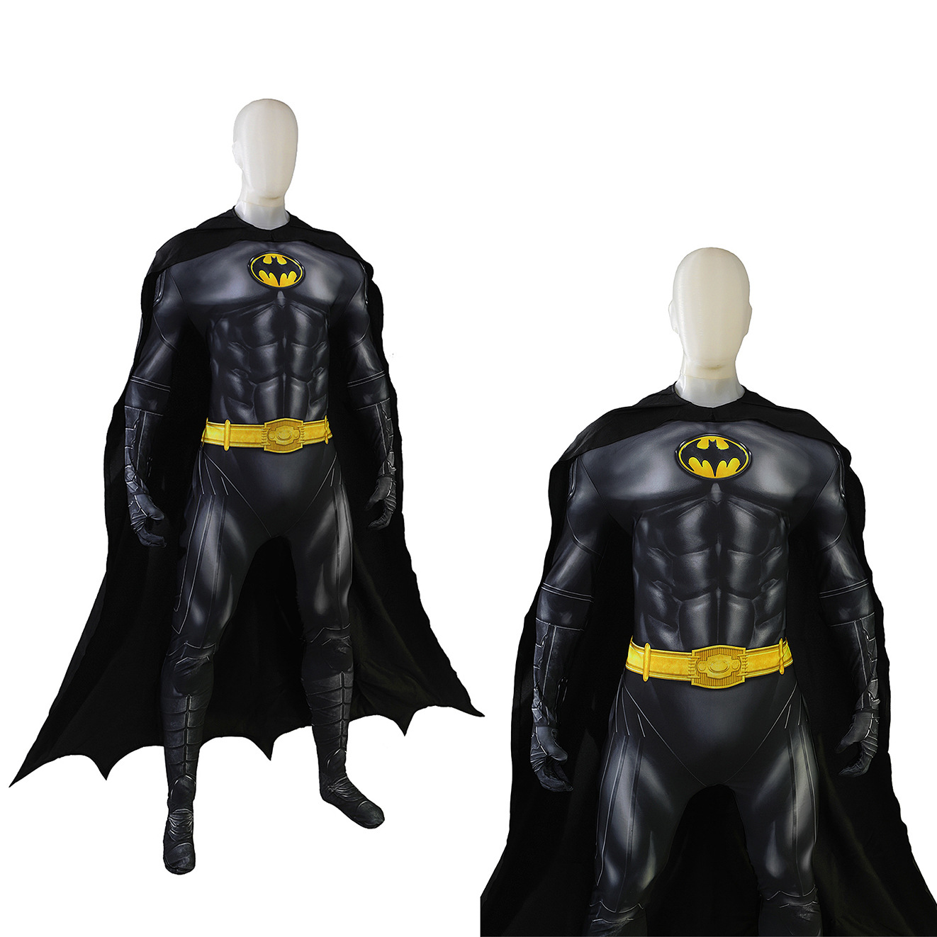 Michael Keaton Bat Suit Cosplay Costume Halloween X’mas Valentine’s day birthday gift comic-con game outfit - Image 6